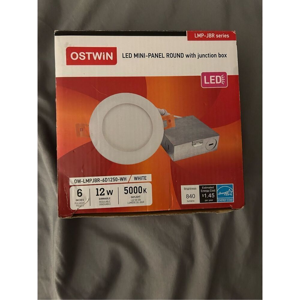 OSTWIN LED MINI-PANEL ROUND With Junction Box